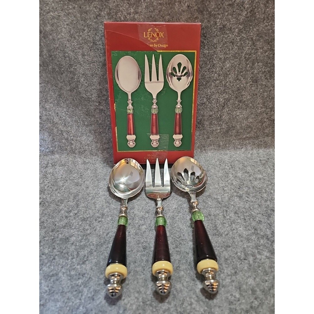 Lenox Holiday Gatherings 3-Piece Serving Set SKU 826117| 9.5” Pieces